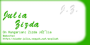 julia zizda business card